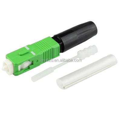 China FTTH Connector, Hot Type Fiber Optic Connector, SC/APC SC APC Quick Cast Connector 150*120*50 mm for sale