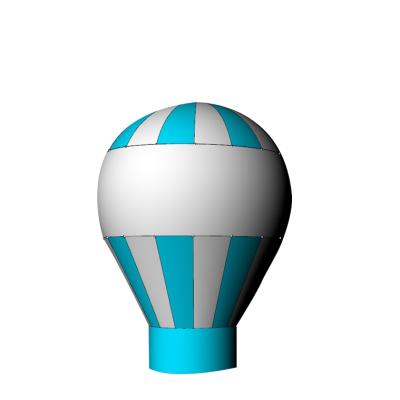 China promotion big caixin inflatable balloon hot air shape roof top ground balloon for sale