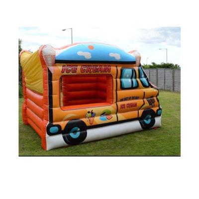 China CAIXIN Events CUSTOM Inflatable Ice Cream Truck Tent / Inflatable Food Car Booth for sale