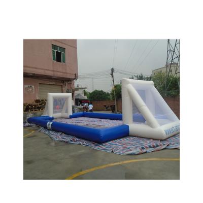 China Holiday BOYI Festvial Inflatable Football Court Inflatable Football Court Soap Inflatable Soccer Field for sale