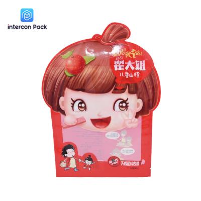 China Sealed Paper Plastic Composite Bag Special Shaped Recyclable Food Grade for sale