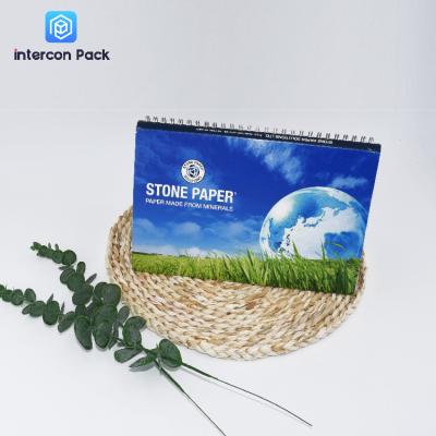 China Calendario de escritorio de papel de la impresión en offset de la piedra adaptable de la prenda impermeable en venta