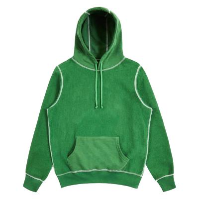 China High Quality Winter Warm Reverse Fleece Anti-wrinkle Cotton Custom Men's Hoodies Sweatshirt for sale