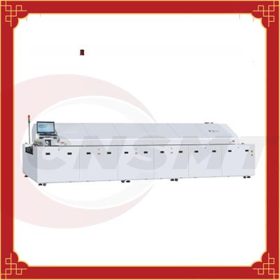 China Solda de reflow do nitrogênio do tamanho 508mm do PWB de Oven Zones 8 do Reflow de 64KW SMT à venda