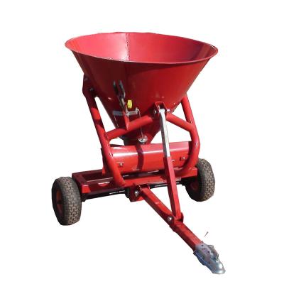 China Standard Size and Driver Emission Dry-Material Spreader Sower ATV Towing Spreader for sale