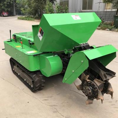 China Cultivate vineyard multi-function diesel engine self-propelled digging and fertilizing machine for sale