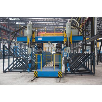 China H Beam Submerged Arc Welder Welding Fixture, Heavy Duty Automatic H Beam I Beam Box Beam Welding Machine for sale