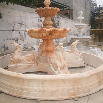 China Large Modern Hot Sale Garden Marble Water Fountain for sale