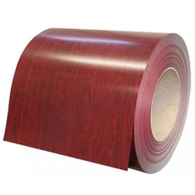 China Forms low price wooden pattern printed PPGI / PPGL color coated galvanized ppgi steel coils for sale