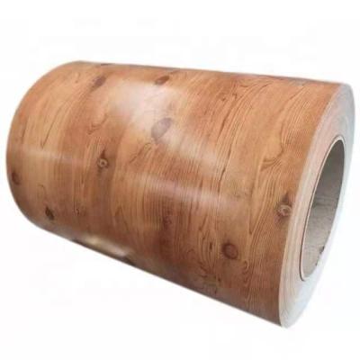 China Rollo madera vetas crook recubierto de color de forms ppgi for sale