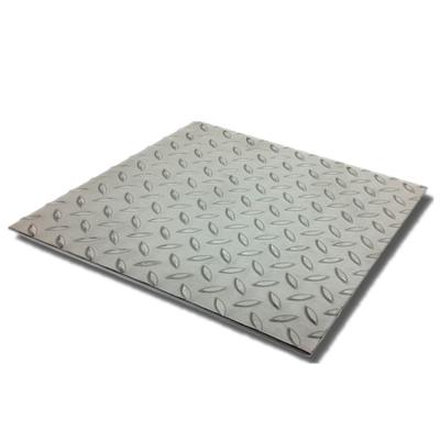 China Aluminum Checkered Plate And Tread Flooring 304 Stainless Steel Checkered Plate Sheet For Non-slip Flooring And Decorative Materials for sale