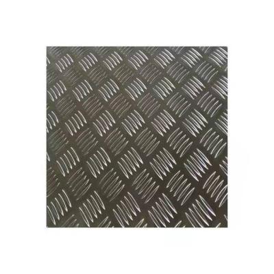 China Non Slip Knurled Area Deck Sheet Checkered Steel Plate Checkered Plate Weight for sale