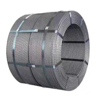 China MANUFACTURING Prestressing Concrete High Tension Steel Cable 127mm 19 Wires for sale