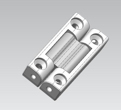 China Zn Alloy 180 Degree Concealed Torque Hinge For Folding Table for sale