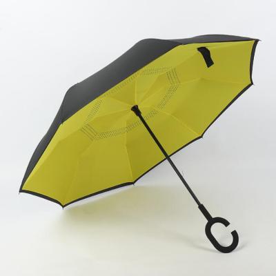 China High Quality Double Canopy Contemporary Custom Reverse Umbrella Outdoor Windproof Reverse Umbrellas Rainproof Reverse Umbrella Wholesale for sale