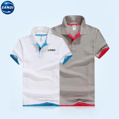 China Promotional Custom Men's Breathable Golf Polo Shirt With Logo for sale