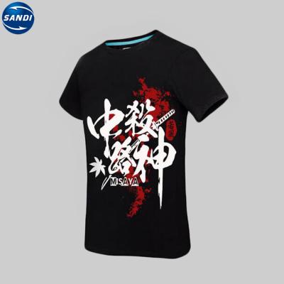 China Custom Print Breathable Promotion Sports T-Shirt for sale