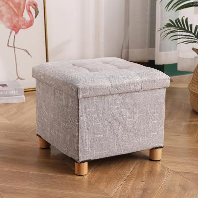 China Minimalist the storage stool can rest in the storage box. Multi-functional shoe changing stool at the door of the sofa in the household living room for sale