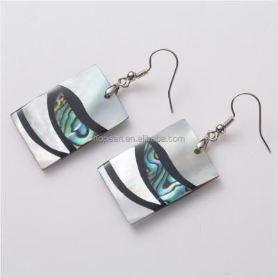 China MOP242 Trendy Fashion Earring Women Jewelry Paua Abalone Shell Natural for sale