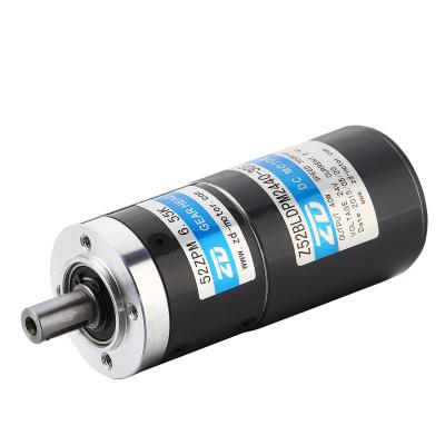 China HongTian Head 82mm Waterproof Round Flange 24V 48V 120W 150W 180W 200W 300W Planetary DC Geared Motor With Encoder for sale