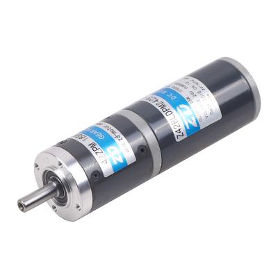 China Waterproof HongTian 42mm 25w 24V High Torque Planetary DC Brush Gear Reduction Motor For Industrial Mixer for sale