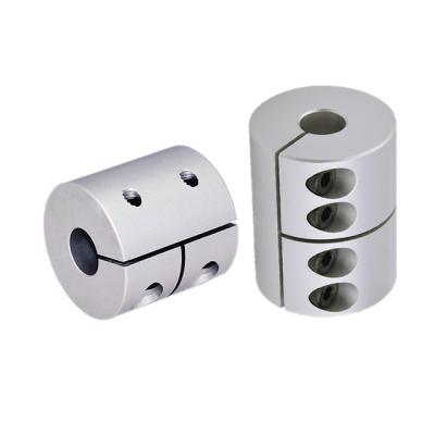 China Factory rigid aluminum alloy clamping coupling for step motor servo couplers for sale