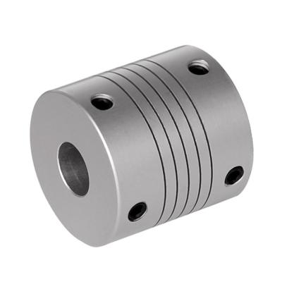 China Garment Shop Shaft Coupler 2mm To Lines 12mm OD 12x63mm Parallel Flexible Coupling Aluminum Alloy for sale