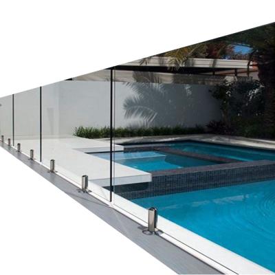 China Modern Frameless Balustrade Glass Fencing 6-12mm Swimming Pool Barrier Glass Pool Panels for sale