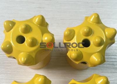 China Equipo cónico de cruce, botón de carburo 28 mm - 55 mm de largo vida útil en venta