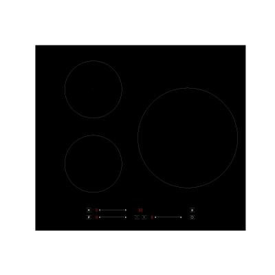 China Hotel Zone 3 Built-in Hob Three Element Electric Cooker Multifunctional Induction Cooktop for sale