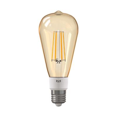 China YEELIGHT Xiaomi LED Smart Filament Bulb ST64 Residential Vintage Bulb Led For Home Light, E26 E27, Works With Amazon Alexa For Home for sale