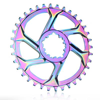 China BMX GXP Mountain Bike Disc 6mm Sprocket Crank Disc 30T 32T 34T 36T 38T Offset Bicycle Chain Ring Directly Installed Aluminum CNC All for sale