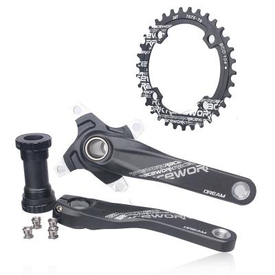 China BMX RACEWORK 104BCD 170mm 175mm Sprocket Bike Crankset MTB Aluminum Alloy With Bottom Crankset Bicycle MTB Bike Accessories for sale