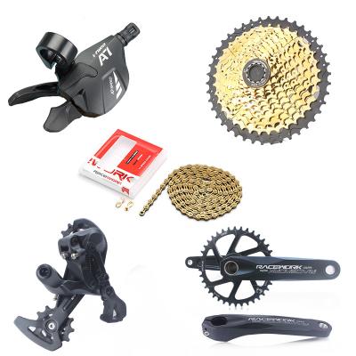 China ALLOY Ltwoo A7 1x10 Shifter+Chain Rear Crank Flywheel Bicycle Parts MTB Bicycle Derailleur Combo Kit for sale