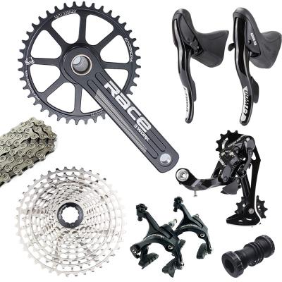 China LTWOO GR9 1x11 Speed ​​Aluminum Groupset Include Shift Brake Derailleur Cassette Rear Sprocket 40T Chain Parts For GRAVEL BIKE for sale