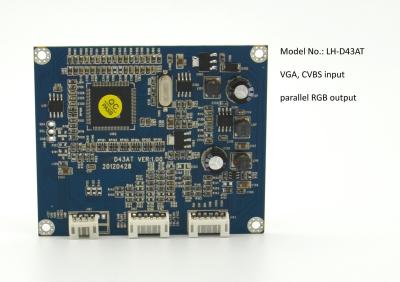 China Justiertes VGA gab LCD-Fahrerbrett LH-D43AT für kleine Anzeige TFTs lcd ein zu verkaufen