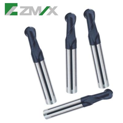 China China Good Quality Double Carbide Ball Flute Ball Nose Metal Cutting Tools CTT Router Milling Bits for sale