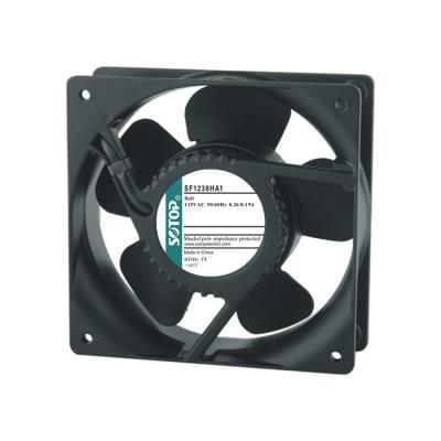 China Ventilation cooling UL 115VAC 1238 4inch metal frame blade axial flow high speed fan for textile machine cooling ventilation for sale