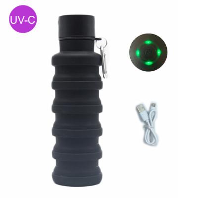 China Cheap UV Light Water Bottle Viable 550ml 2021 New Amazon China Custom Supplier for sale