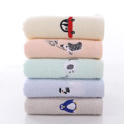 China Wholesale Child and Student Cotton Face Towels From XIAOAO Child Safe Manufacturers for sale