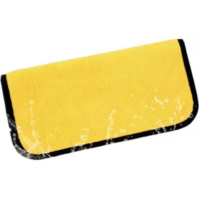 China Double Layer Luxury Plush Car Wash Absorbent Microfiber Car Cleaning Towel Safe For Children From XIAOAO Double Layer for sale