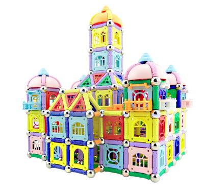 China Modern Colorful Magnetic Building Blocks Toys Building Block Magnetic Bar for sale