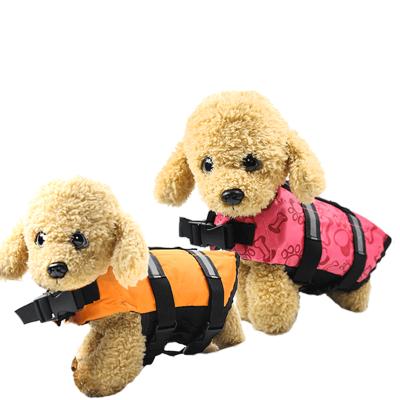 China Summer Sustainable Fashionable Sports Reflective Floating No Pulling Front Clip Swimming Vest Dogs Harness For Dog Pet Clothes With Dog Handler for sale