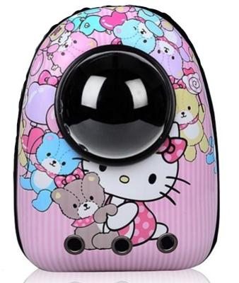 China Viable Cute Cartoon Blackout Panoramic Pet Backpack for sale