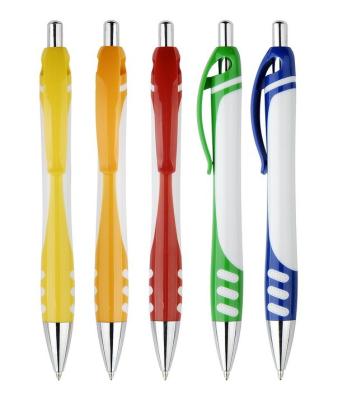 China jump style promotional plastic advertising ball point pen for sale