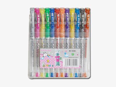 China Gle ink pen in plastic pp box packed, metallic colors for sale