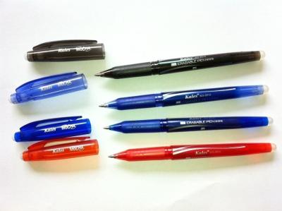 China thermo-sensitive erasable gel pen,heat disappear gel ink pen,new design for sale