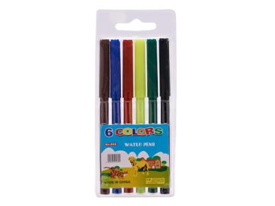 China low price cheap kids washable marker pen in PVC bag packing for sale