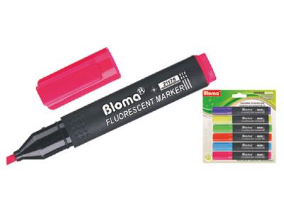 China dollar store selling highlighter pen set,blister card packing highlighter marker set for sale