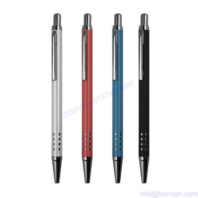 China jump metal pen,push metal pen,24 holes metal pen for logo promotion for sale